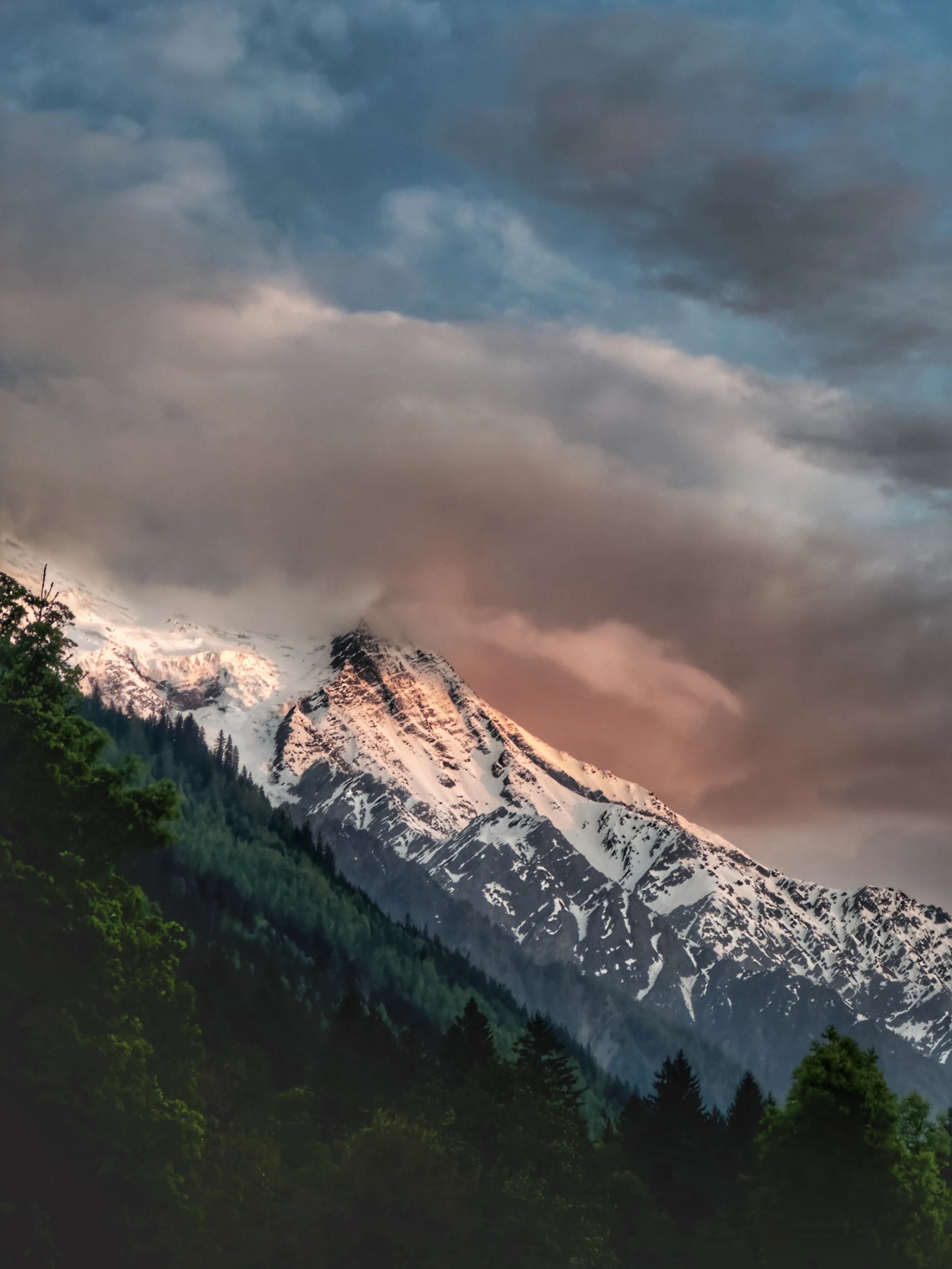 Landscapes at Chamonix Mont Blanc - France