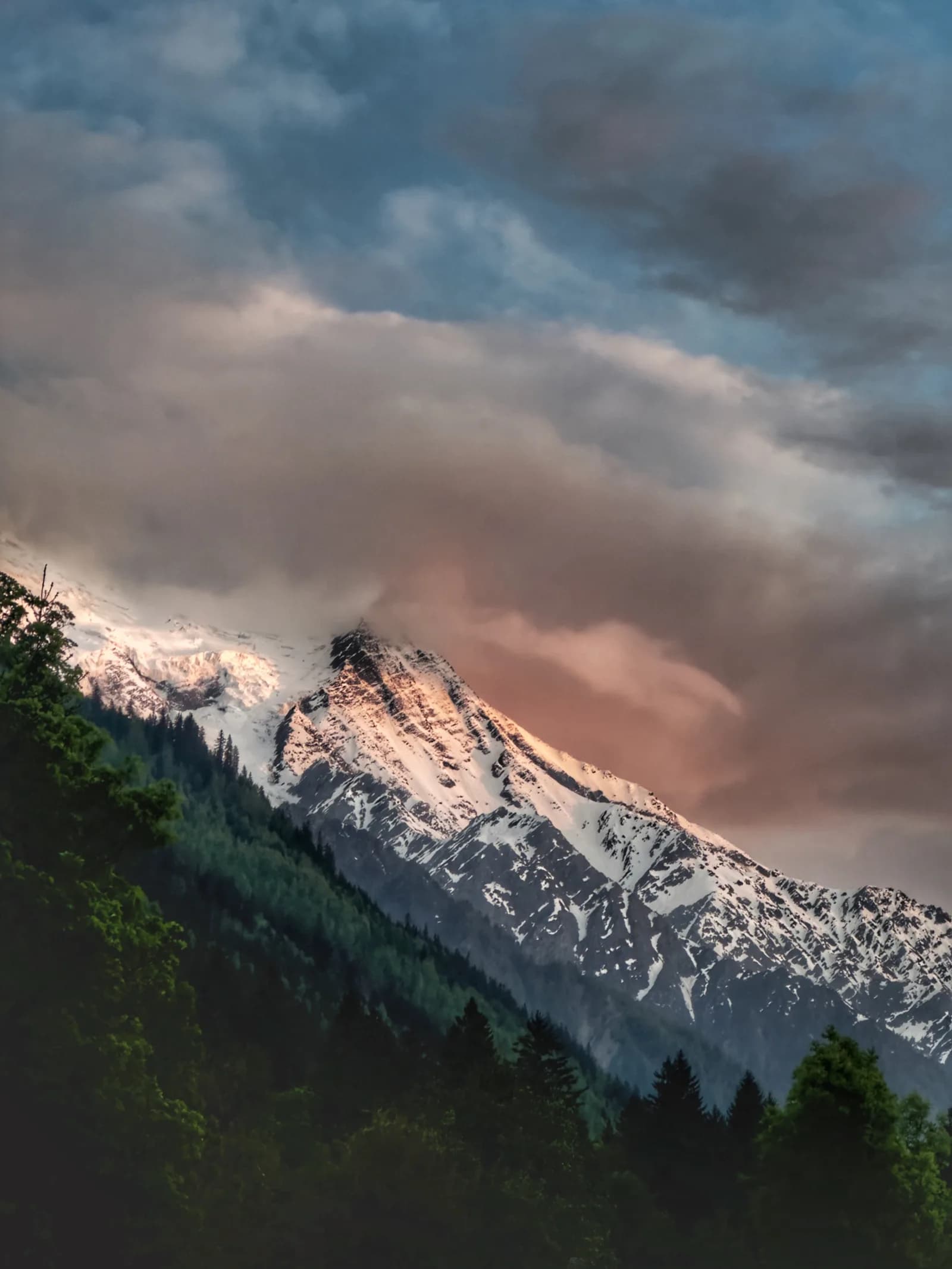Landscapes at Chamonix Mont Blanc - France