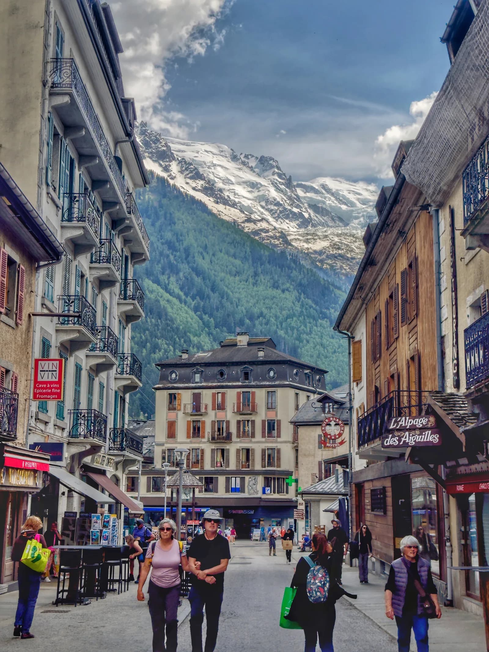 Landscapes at Chamonix Mont Blanc - France