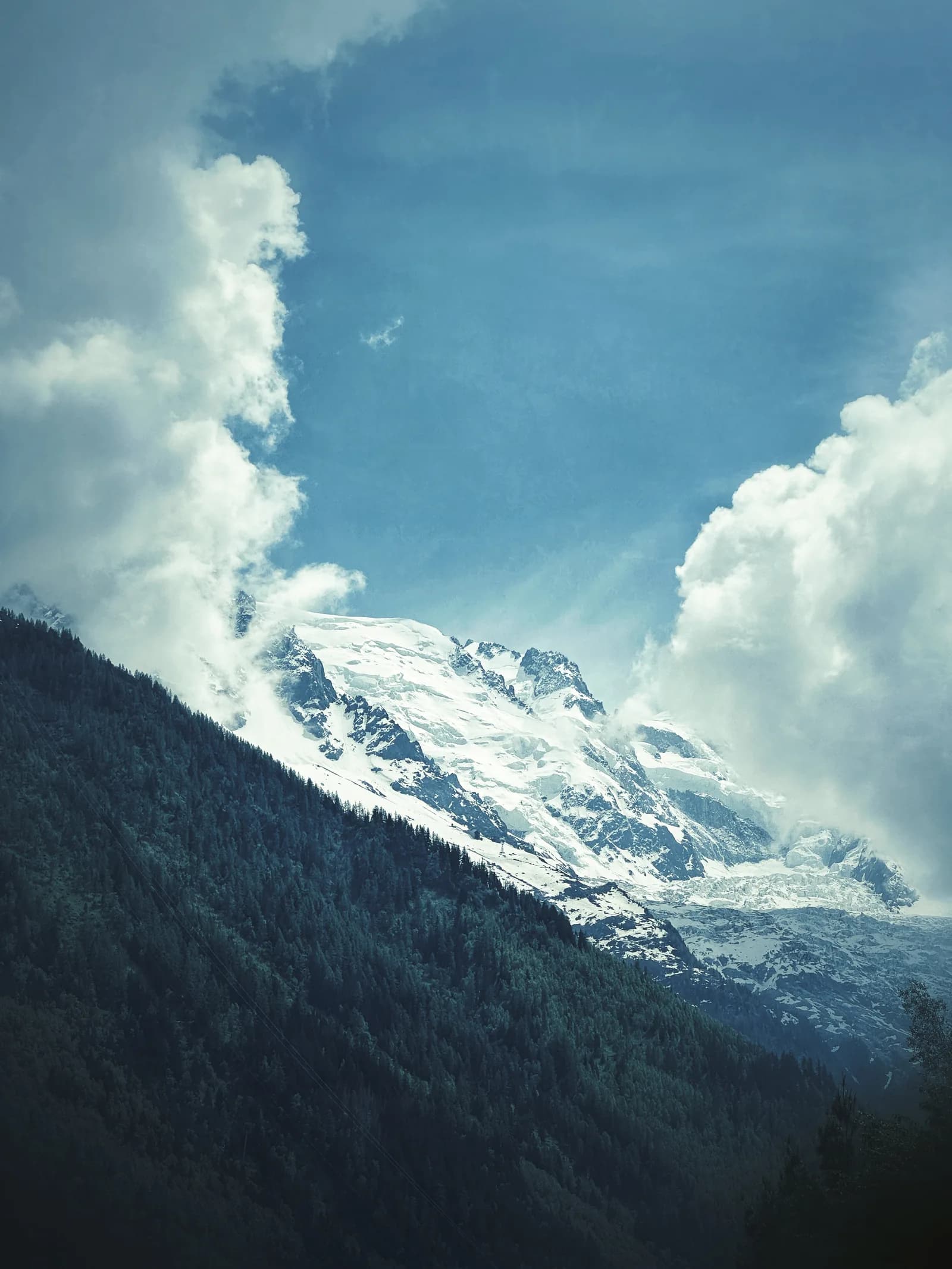 Landscapes at Chamonix Mont Blanc - France